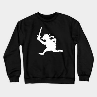 Running Viking (white) Crewneck Sweatshirt